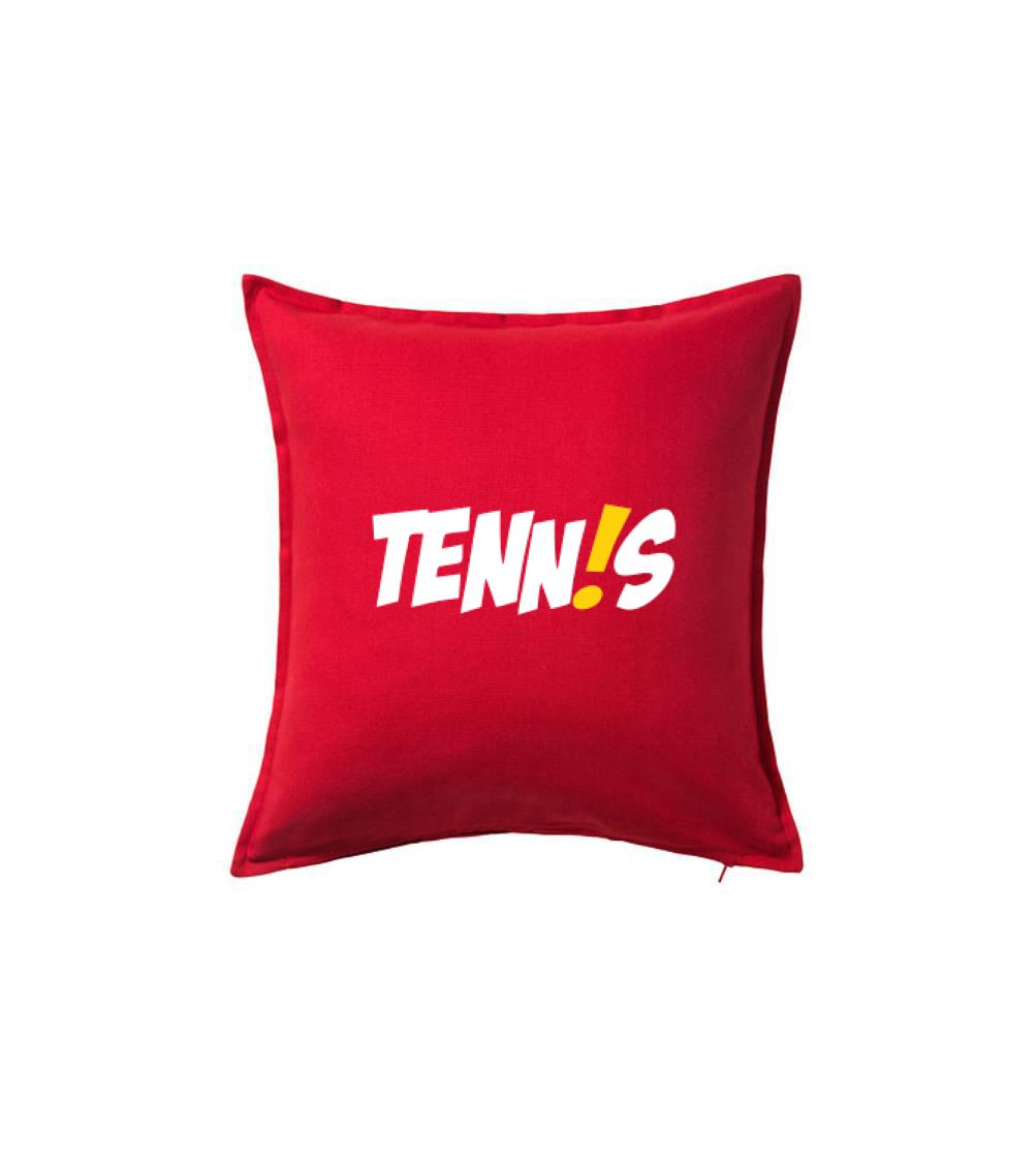 Tričká na tenis - Tenis nápis - Vankúš 50x50