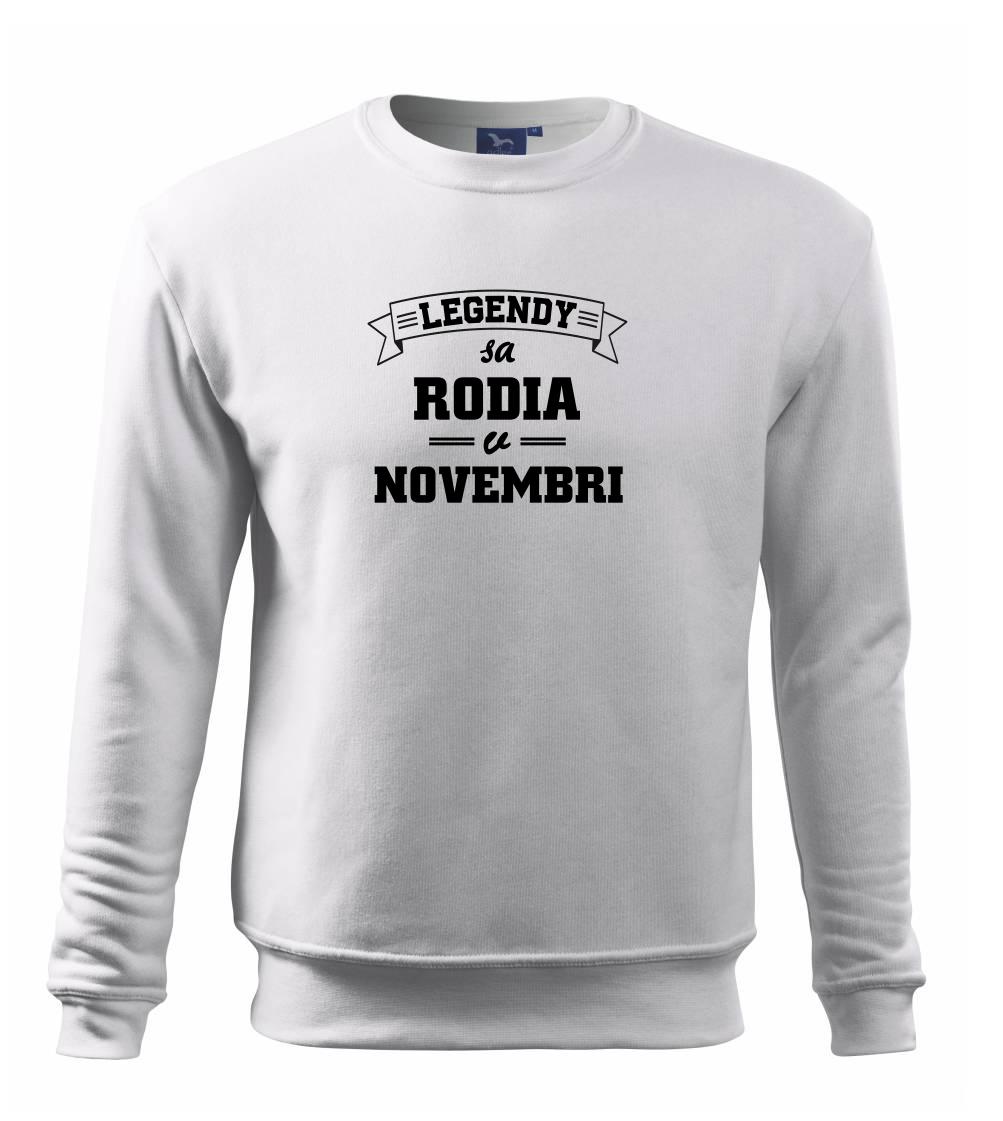 Legendy sa rodia v novembri Legendy sa rodia v novembri