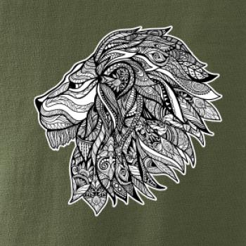 Hlava leva - mandala