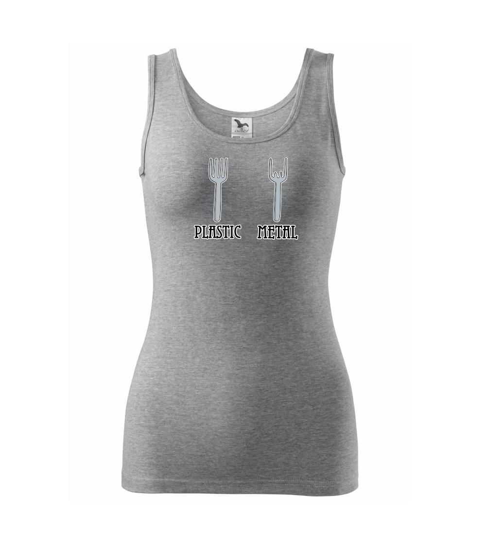 Hudobné tričká - Plastic Metal - Dámske tielko