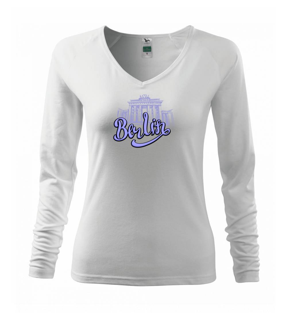 Tričká Nemecko - Berlin Lettering - Tričko dámske Elegance