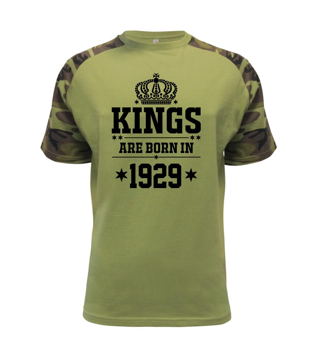 Tričká k narodeninám - Kings are born in 1929 - Raglan Military