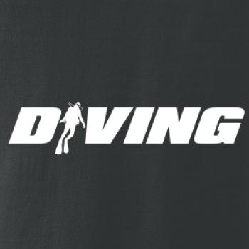 Diving nápis potápač Diving nápis potápač