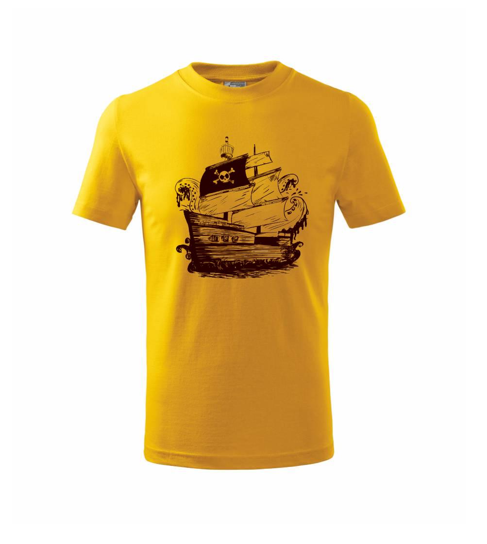 Pirátská loď maľovaná