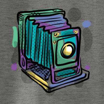 Foťák farebný starý - jedna šošovka Foťák farebný starý - jedna šošovka