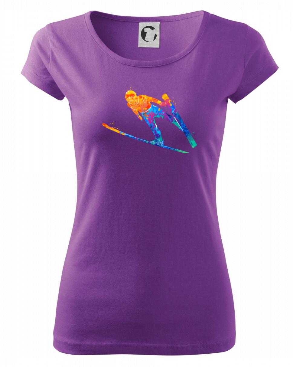 Skokan na lyžiach splash