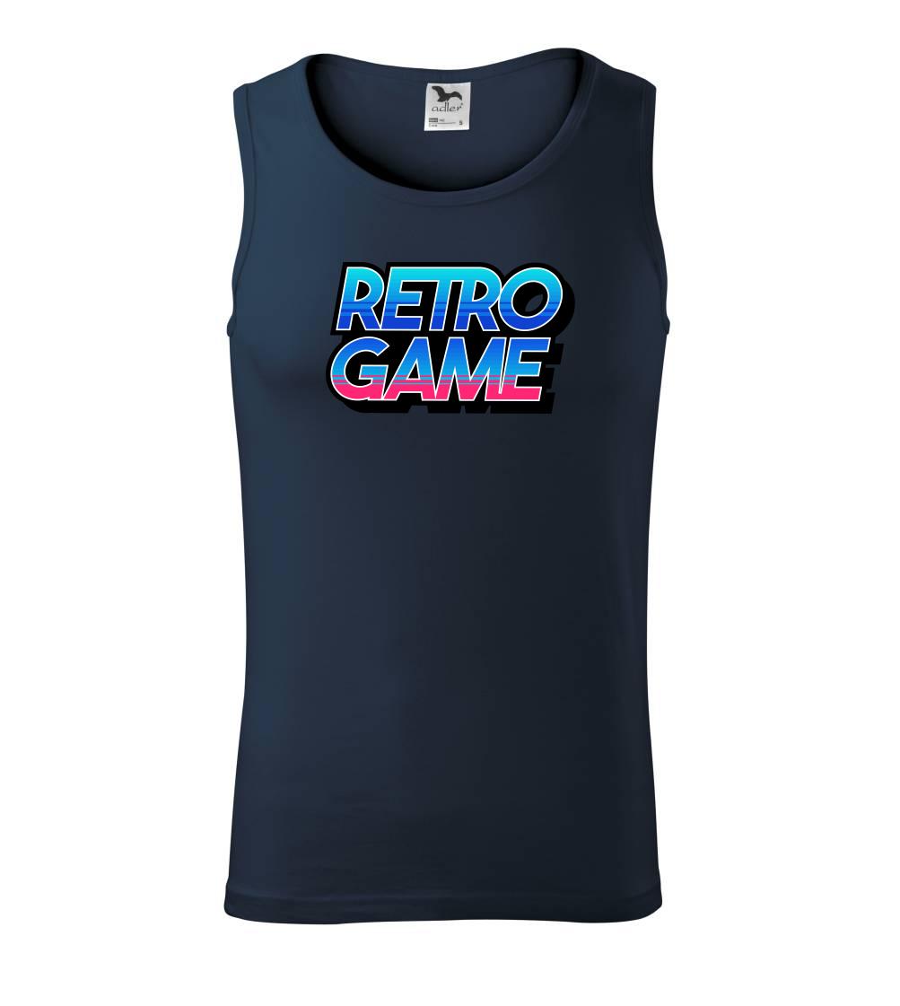 Tričká pre ajťákov - Retro game nápis farebný - Tielko pánske Core