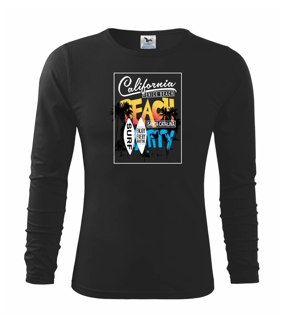 Surferske tričká - California surfing - Tričko detské Long Sleeve