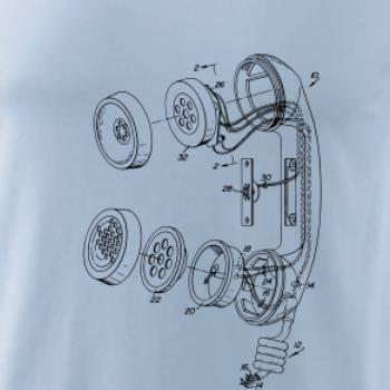 Nákres telefónne slúchadlo staré