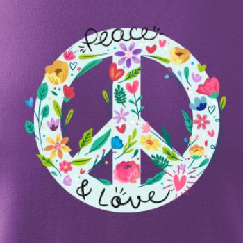 Peace and love symbol