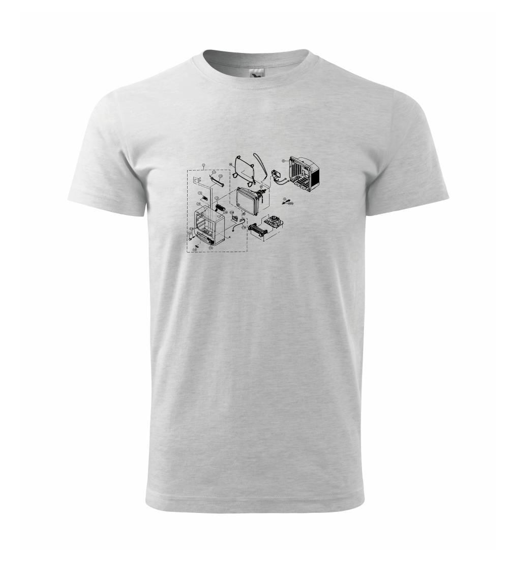 Nákres starý CRT televízor Nákres starý CRT televízor