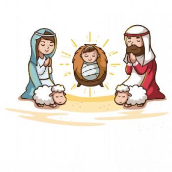 Ježiško v jasličkách