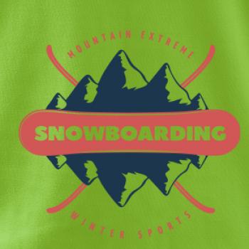 Snowboarding hory extreme