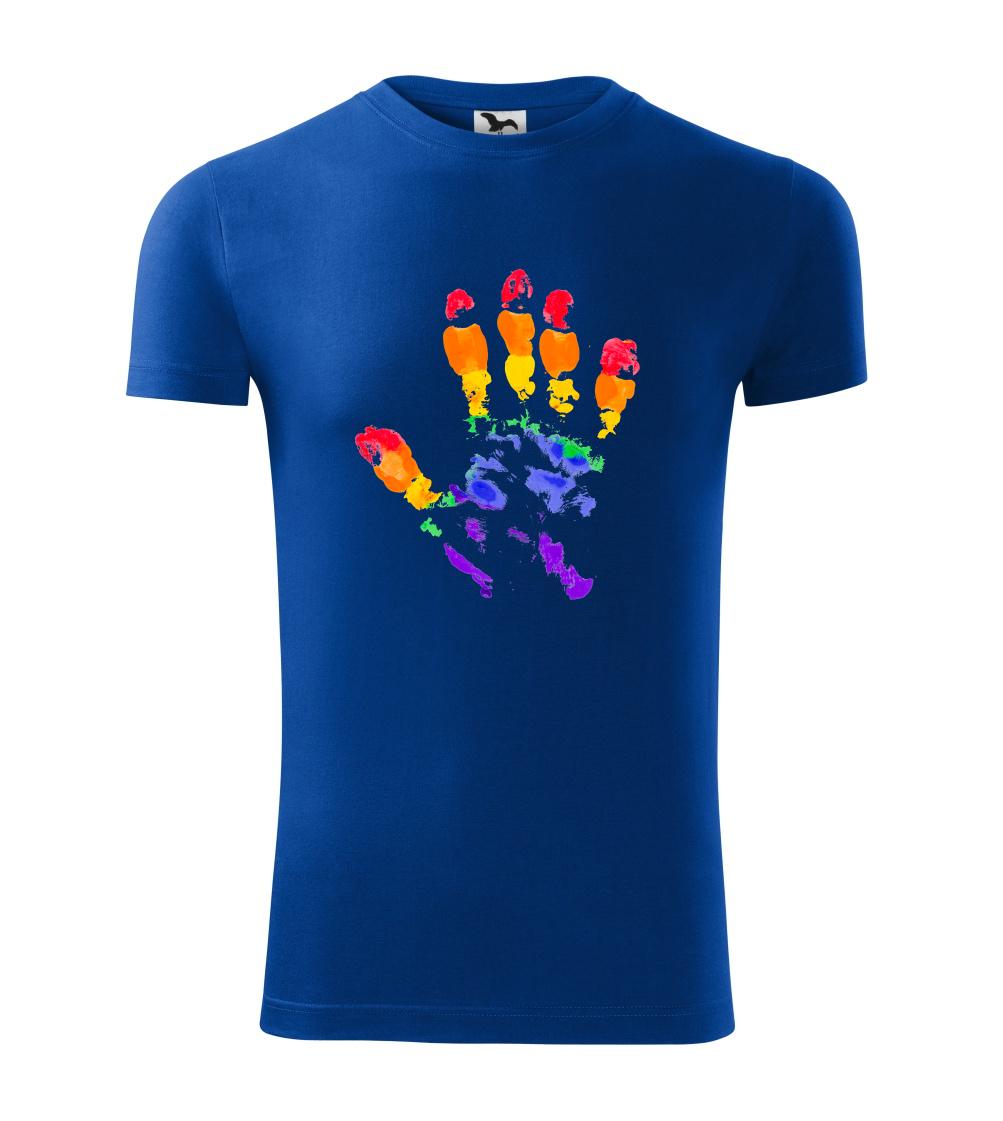 LGBT hand print LGBT hand print