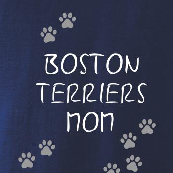 Boston Teriers mom Bostonský teriér (reflexné  tlapky)