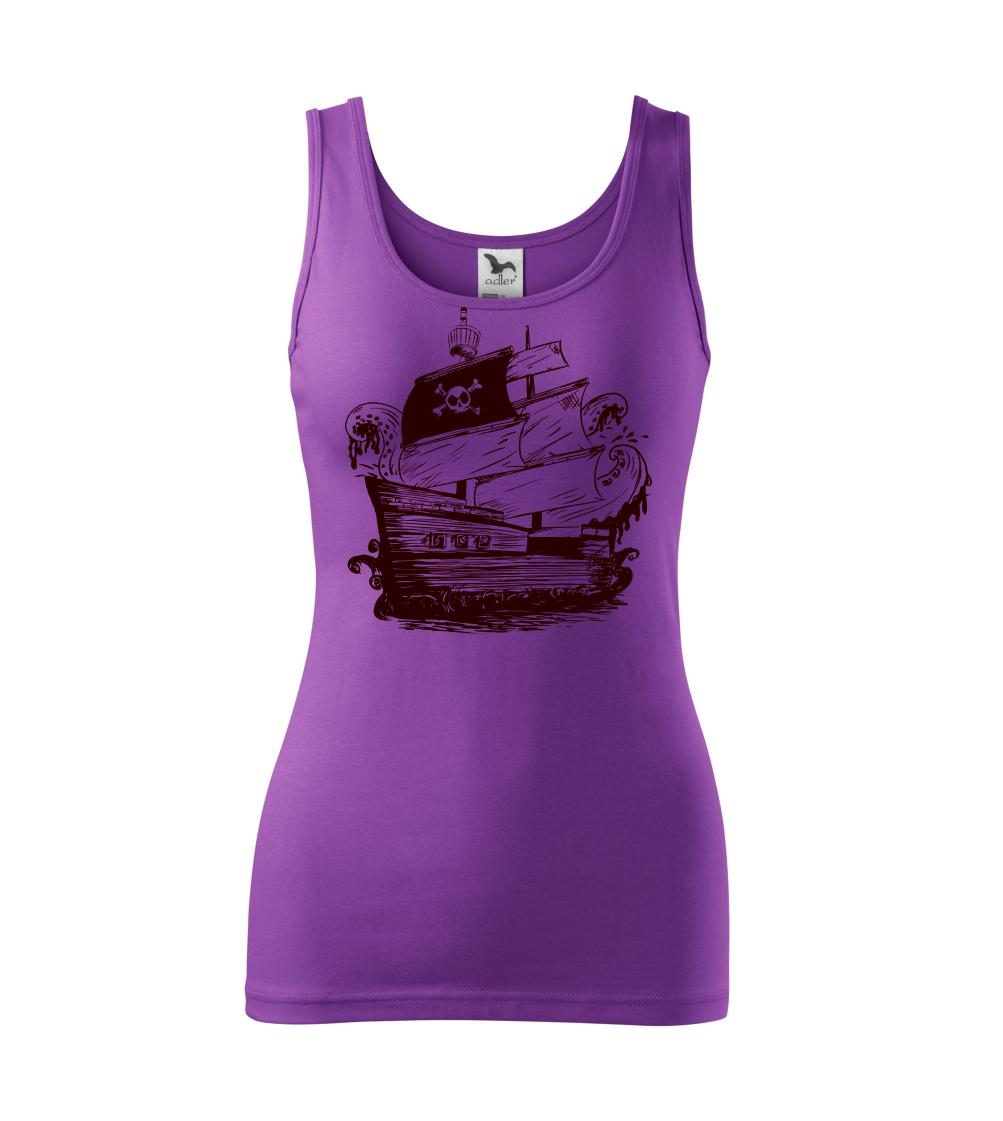 Pirátská loď maľovaná