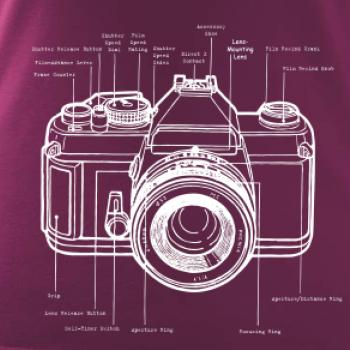 Nákres starý fotoaparát Nákres starý fotoaparát