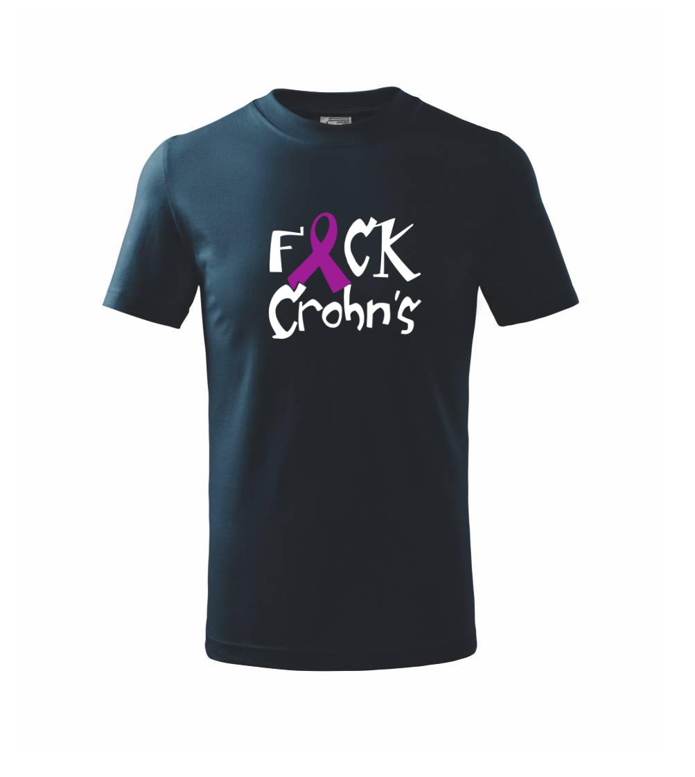 Ostatné nápisy - F*ck Crohns - Tričko detské bavlnené