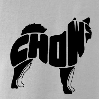 Čau Čau - nápis v tele Čau Čau - nápis v tele