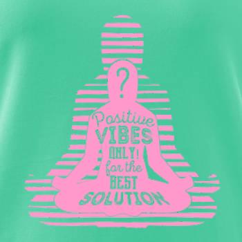 Joga - positive vibes only ružová