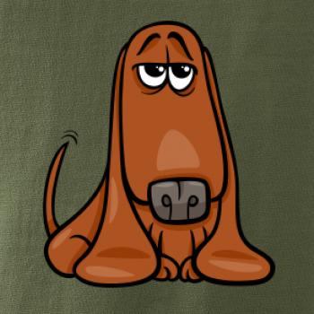 Baset - kreslený hnedý