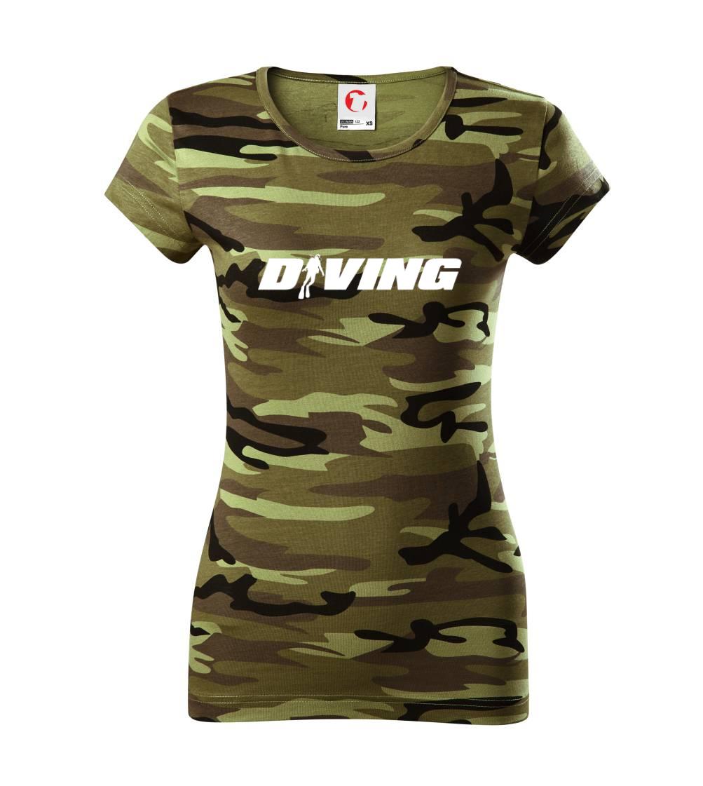 Diving nápis potápač Diving nápis potápač