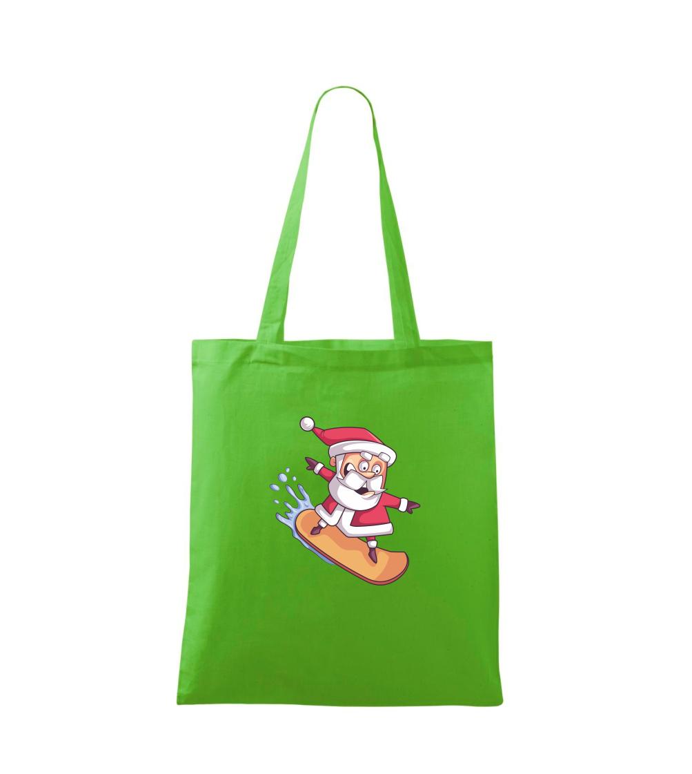 Santa jazdiaci na snowboarde