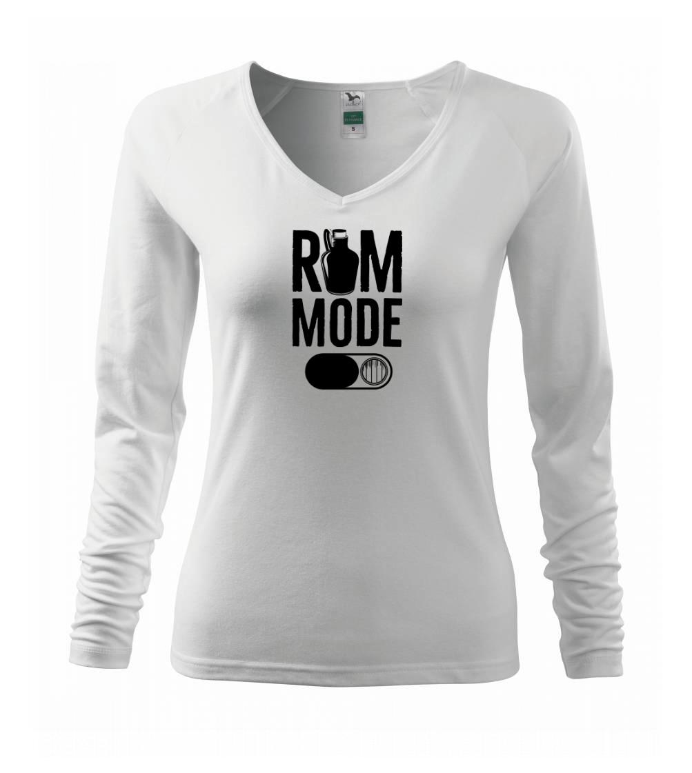 Vtipná tričká s motívmi pitie - ostatné - Rum mode - Tričko dámske Elegance