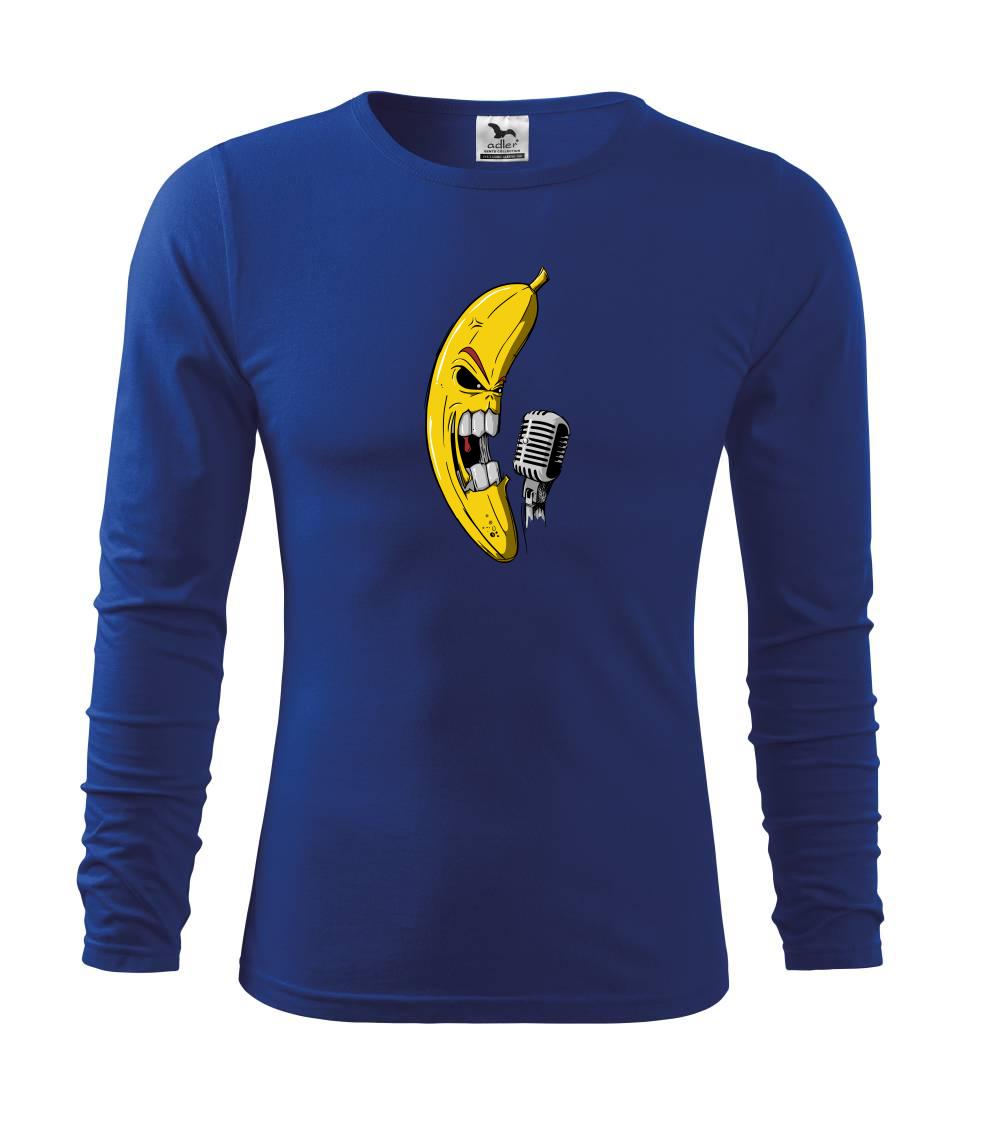 Hudobné tričká - Banana spevák - Tričko detské Long Sleeve