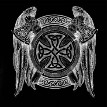 Keltský symbol a sekery Keltský symbol a sekery