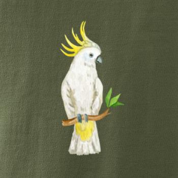 Papagáj Kakadu kreslený Papagáj Kakadu kreslený