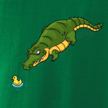 Krokodíl zelený s kačičkou