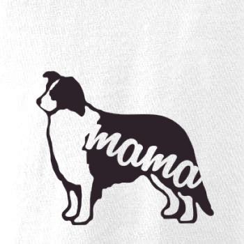 Borderská kólia mama obrys