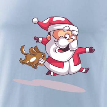 Santa so zahryznutým psom