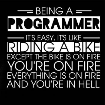 Being a programmer - bike