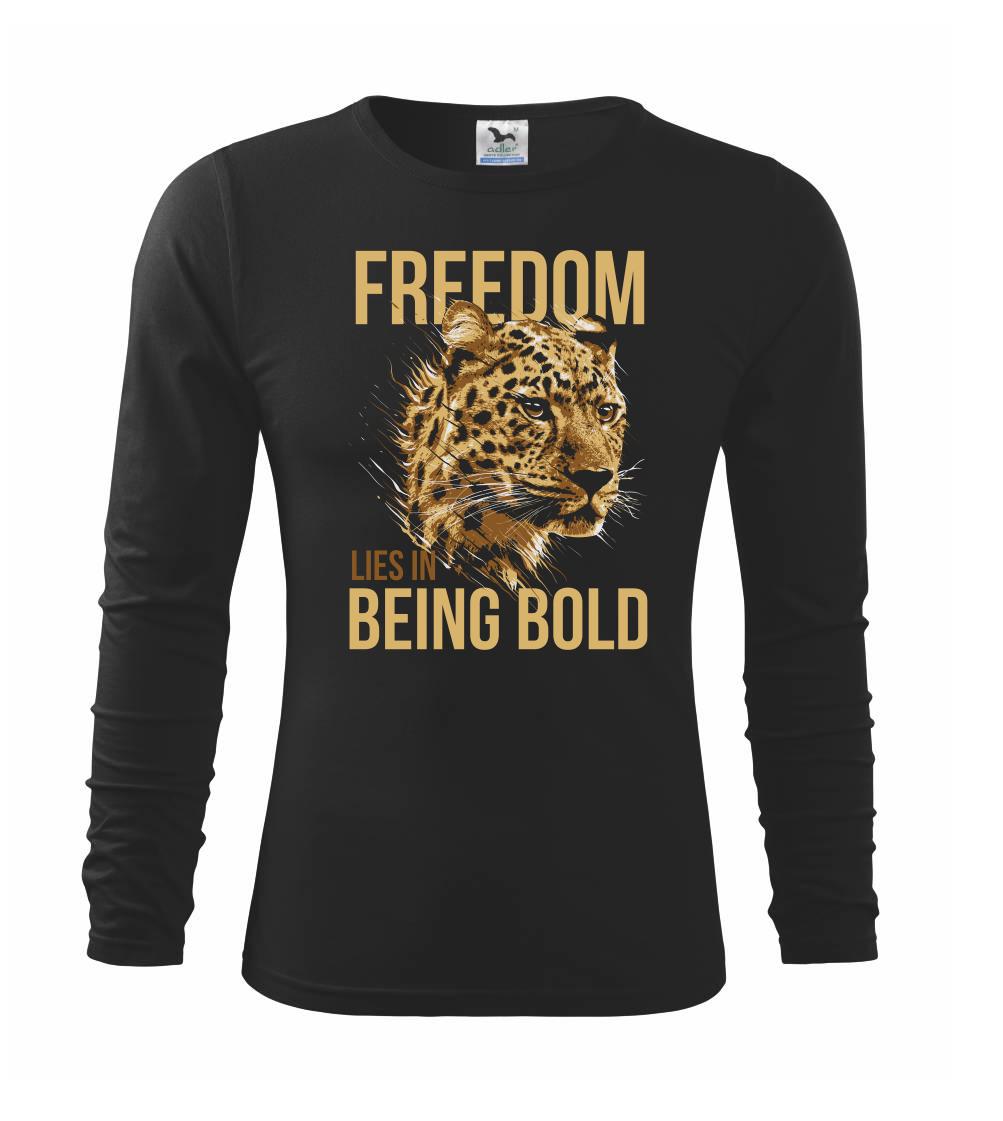 Tričká so zvieratami - Leopard bold - Tričko detské Long Sleeve
