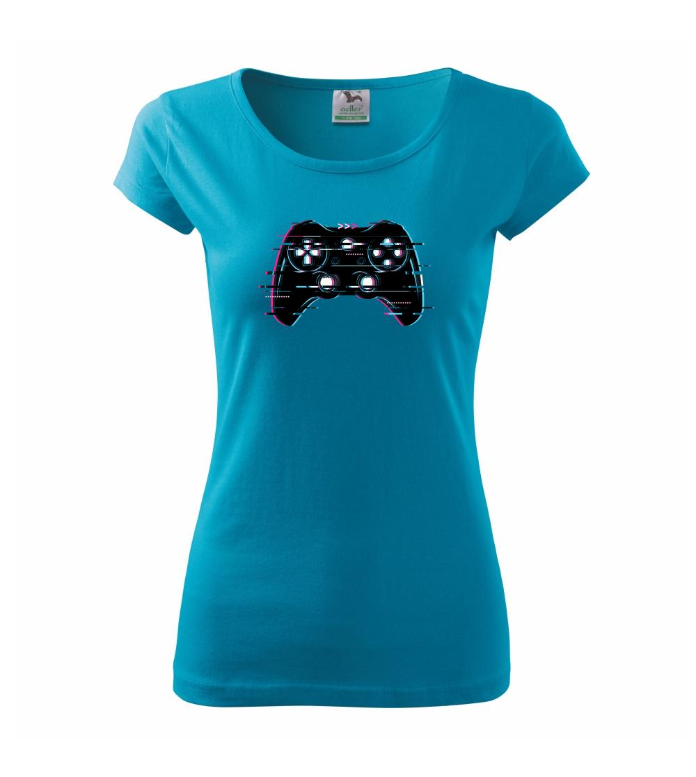 Tričká pre ajťákov - Ovládač gamer - Dámske tričko Pure
