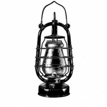 Stará petrolejová lampa