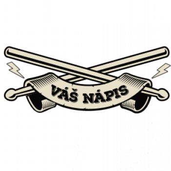 Rock paličky vlastní nápis