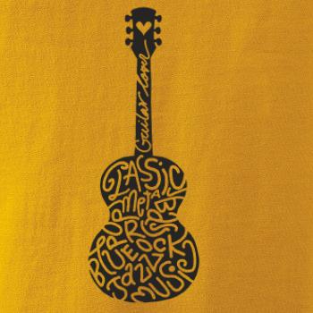 Gitara - názvy hudobných štýlov