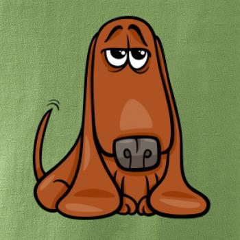 Baset - kreslený hnedý