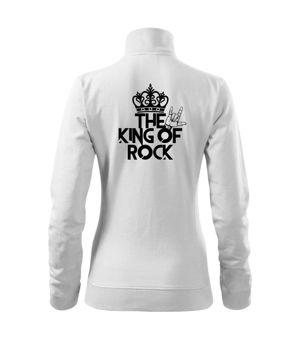 Hudobné tričká - King of rock - Mikina dámska Viva bez kapucne