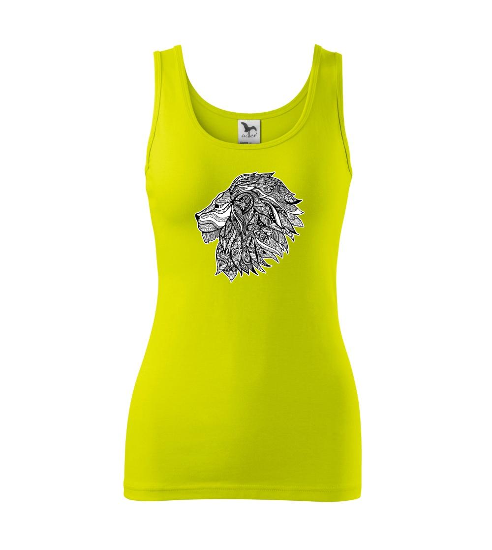 Hlava leva - mandala