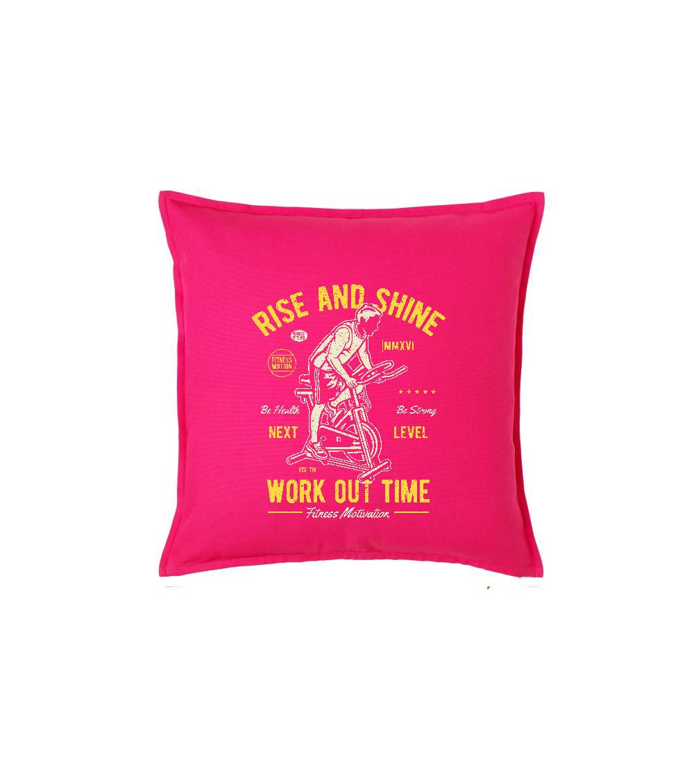 Posilňovani - Work Out Time - Vankúš 50x50