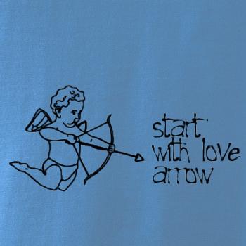 Start with love arrow Start with love arrow