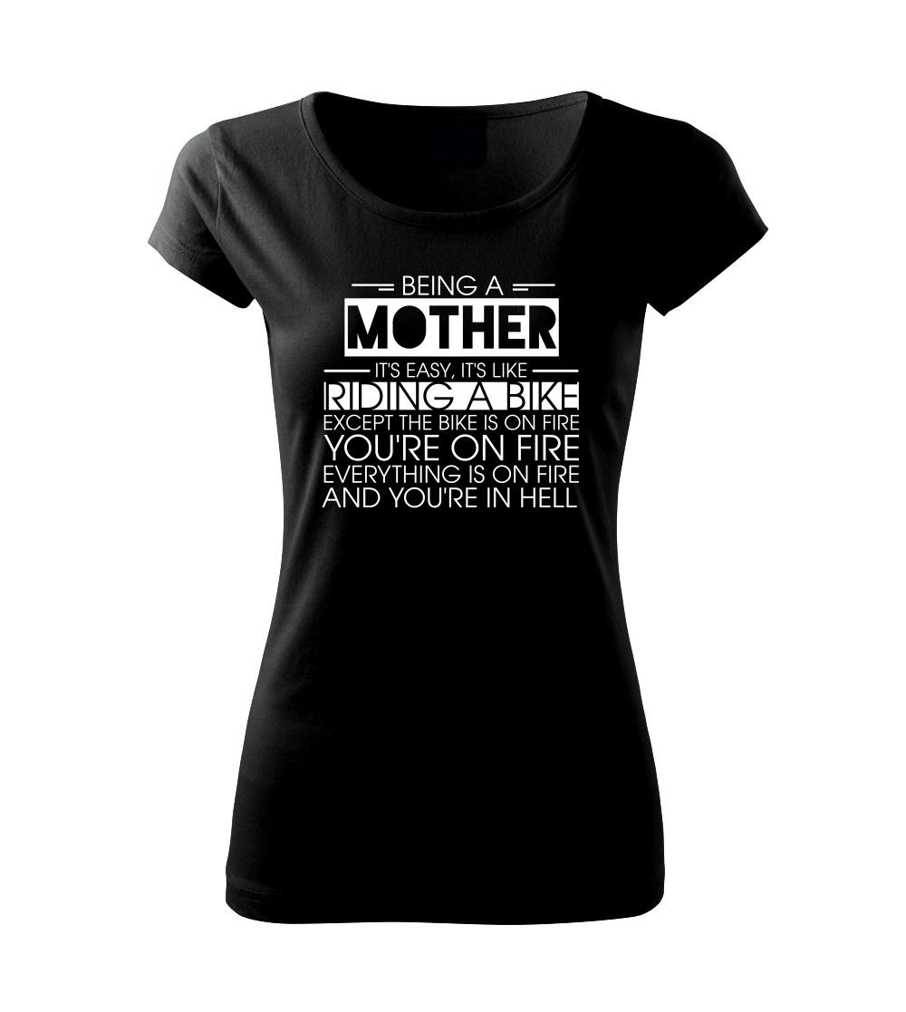 Being a mother - bike Being a mother - bike