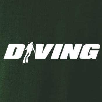 Diving nápis potápač Diving nápis potápač