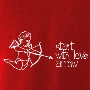 Start with love arrow
