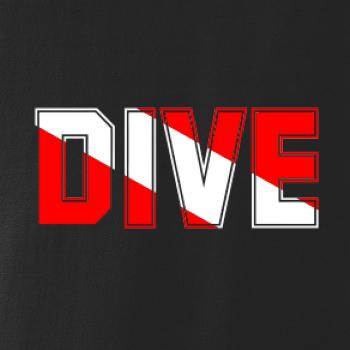 Dive nápis vlajka