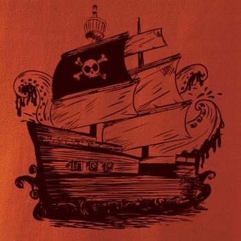 Pirátská loď maľovaná Pirátská loď maľovaná